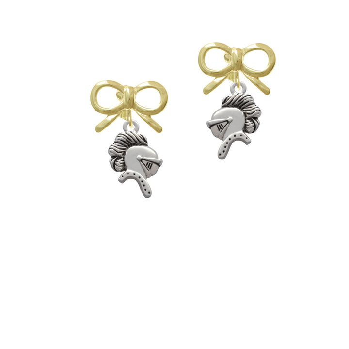 Knight - Mascot Crystal Clip On Earrings Image 10