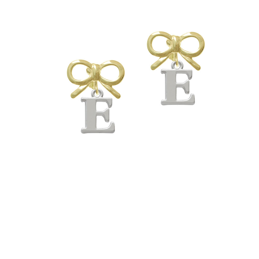 Large Greek Letter - Epsilon - Crystal Clip On Earrings Image 10