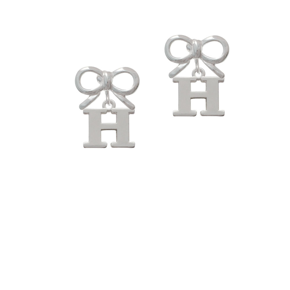 Large Greek Letter - Eta - Crystal Clip On Earrings Image 9