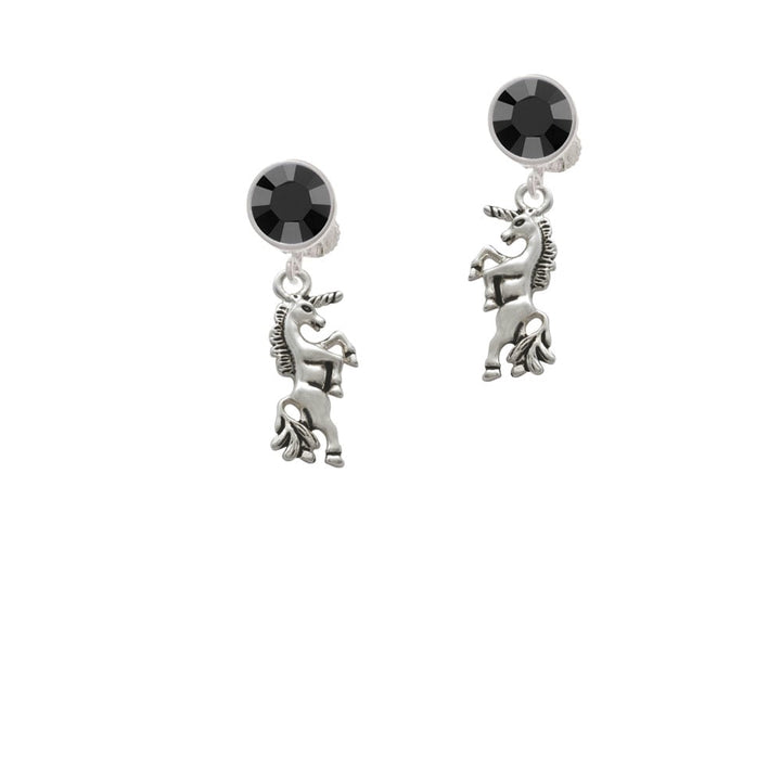 Unicorn Crystal Clip On Earrings Image 3