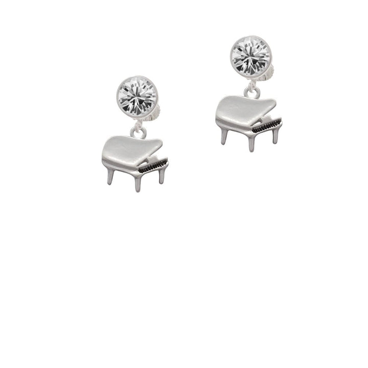 Piano Crystal Clip On Earrings Image 1