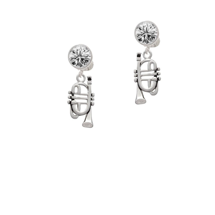 Cornet Crystal Clip On Earrings Image 2