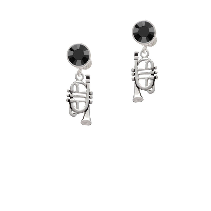 Cornet Crystal Clip On Earrings Image 3