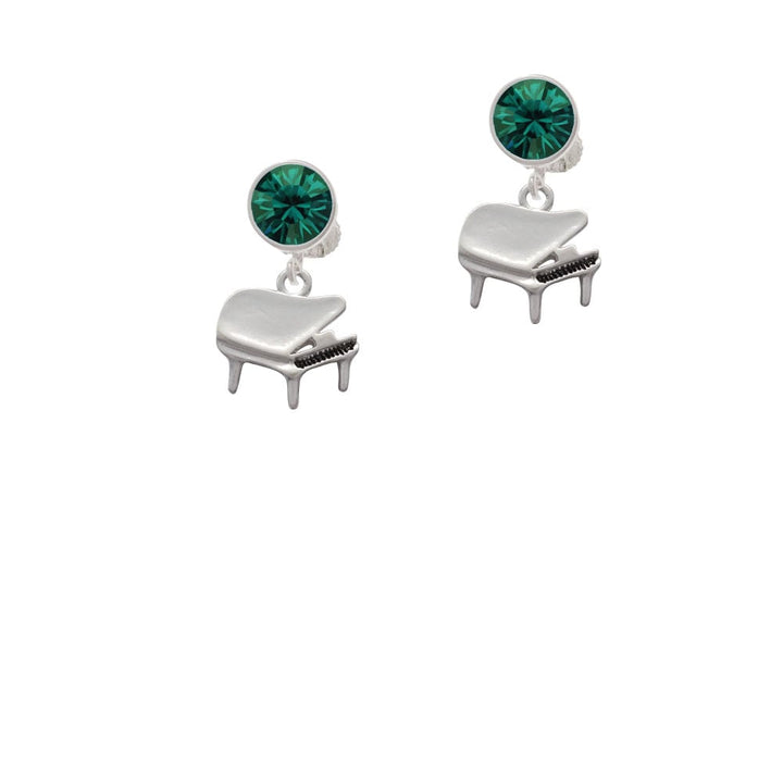 Piano Crystal Clip On Earrings Image 6