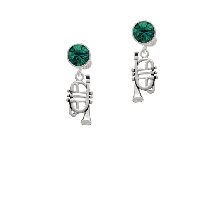 Cornet Crystal Clip On Earrings Image 6