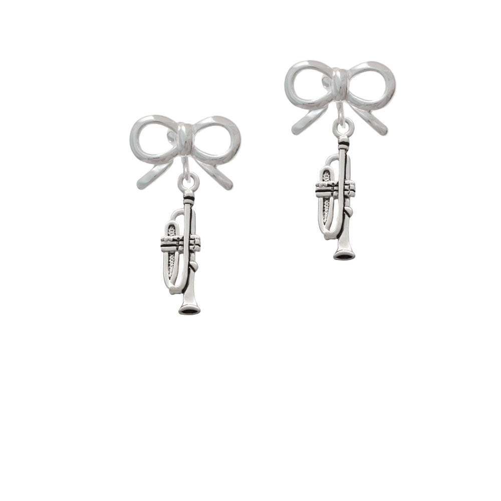 Trumpet Crystal Clip On Earrings Image 9