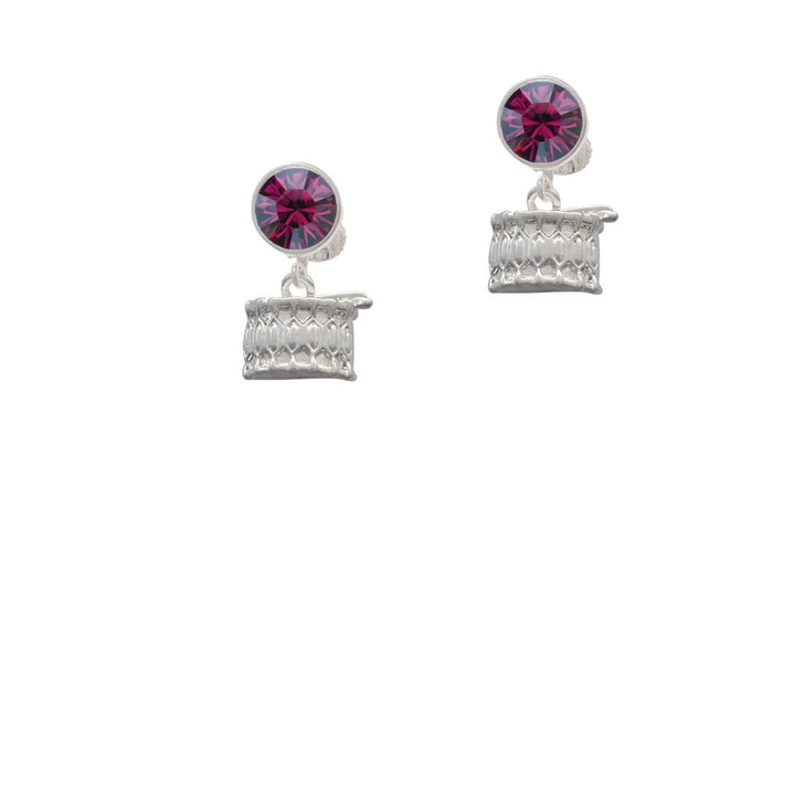 Drum Crystal Clip On Earrings Image 8