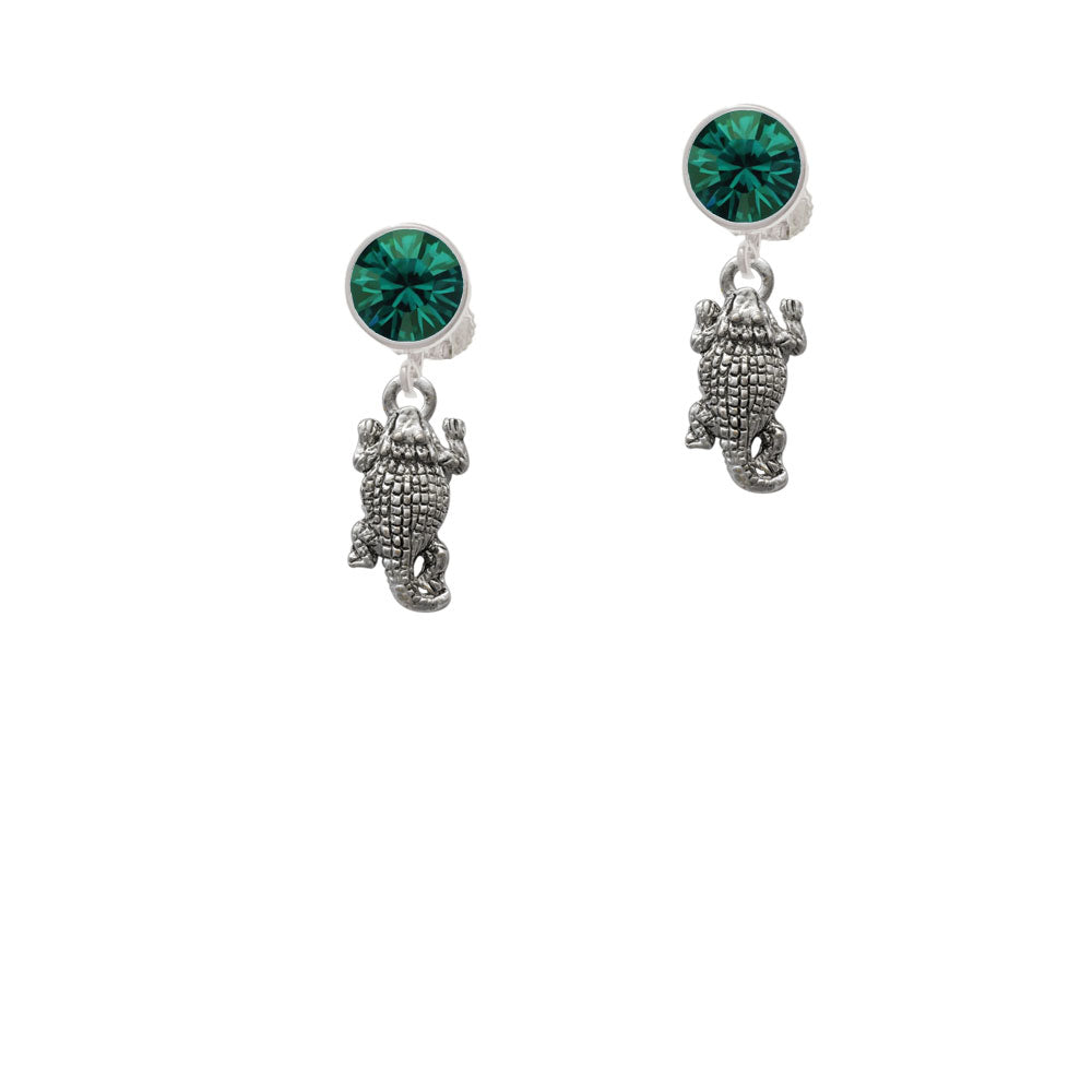 Horn Toad Crystal Clip On Earrings Image 6