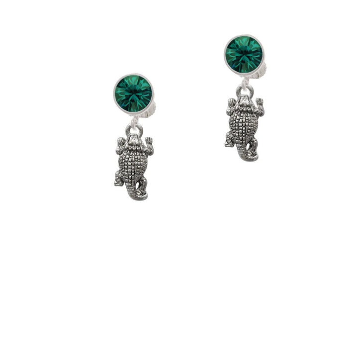 Horn Toad Crystal Clip On Earrings Image 1