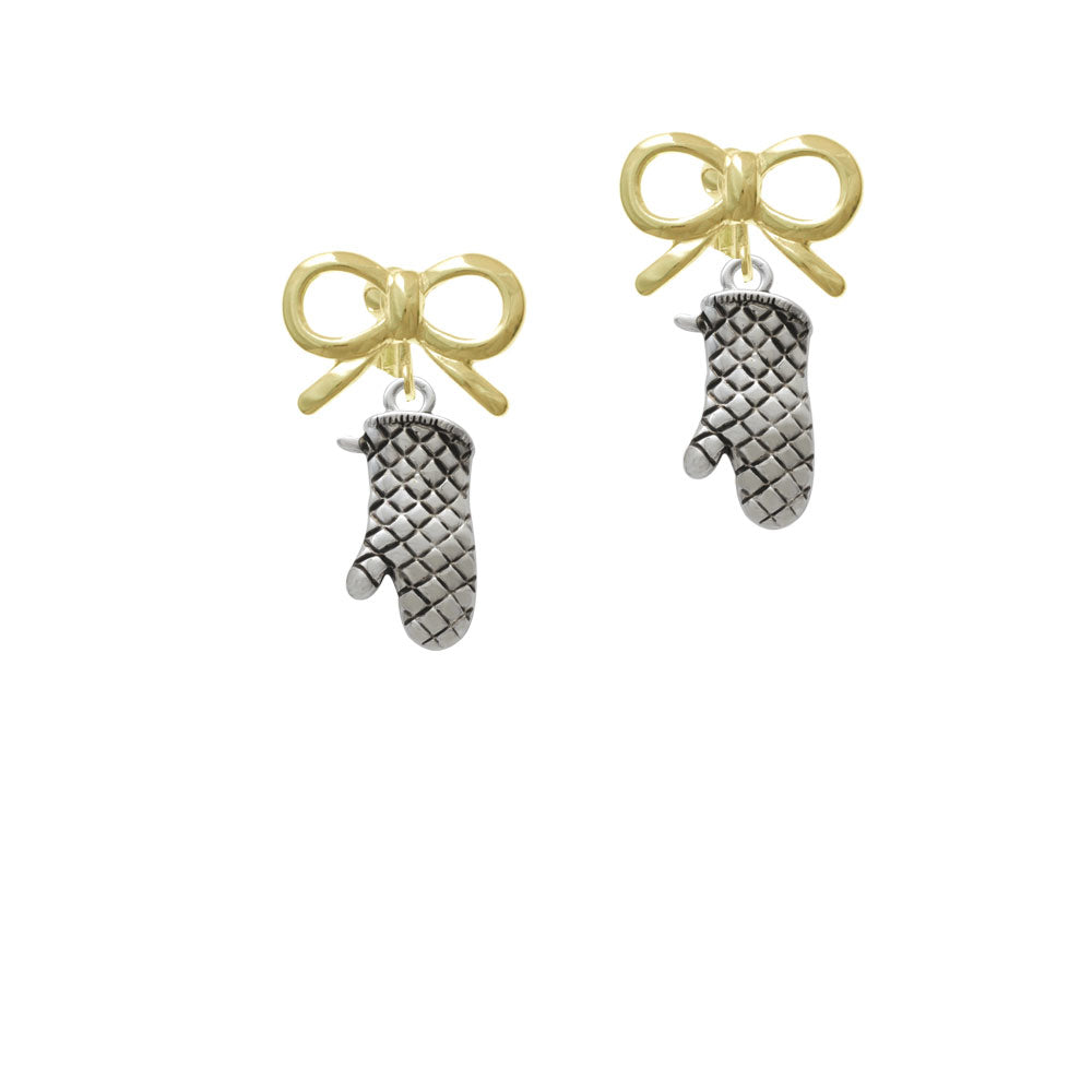 Oven Mitt Crystal Clip On Earrings Image 10