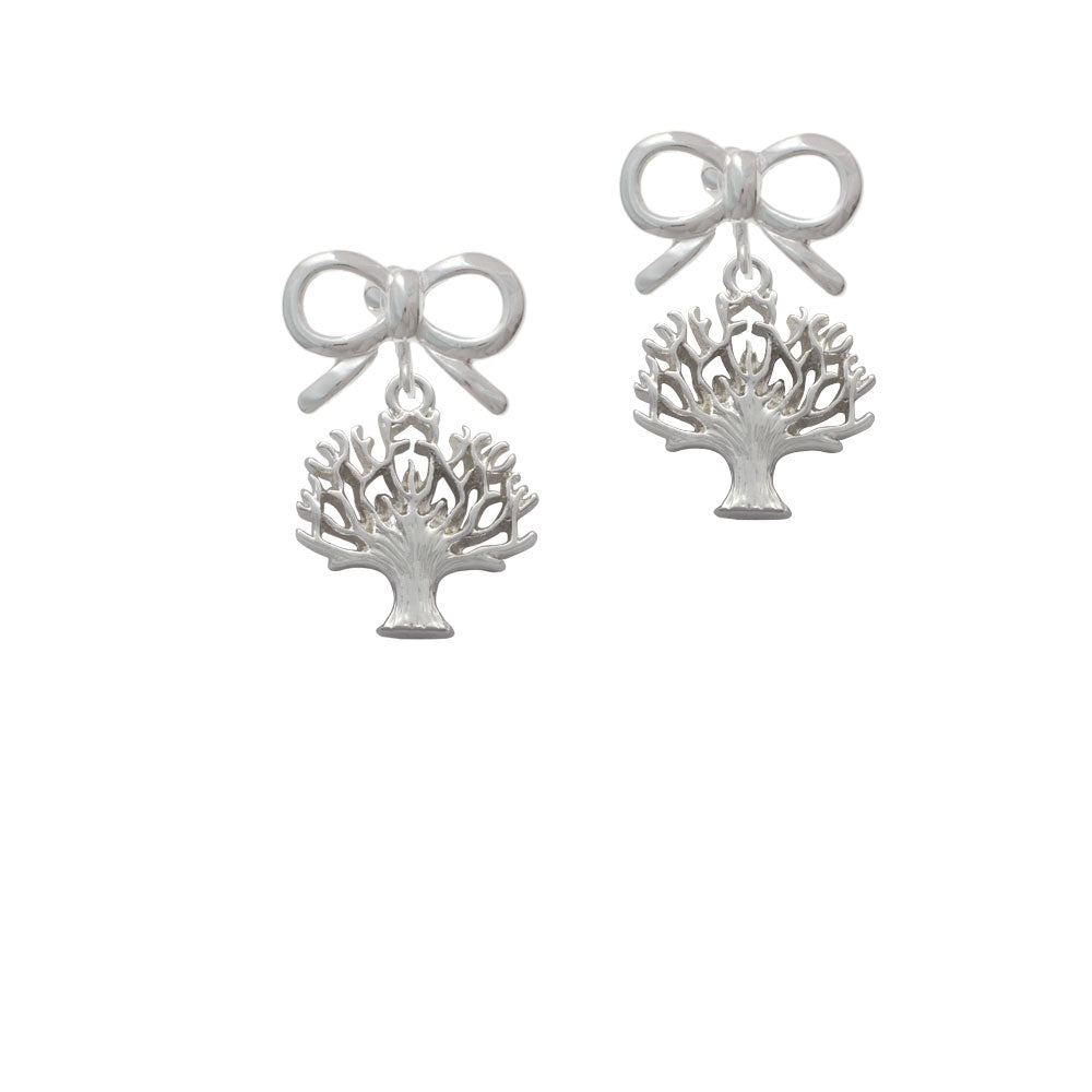 Tree of Life Crystal Clip On Earrings Image 9