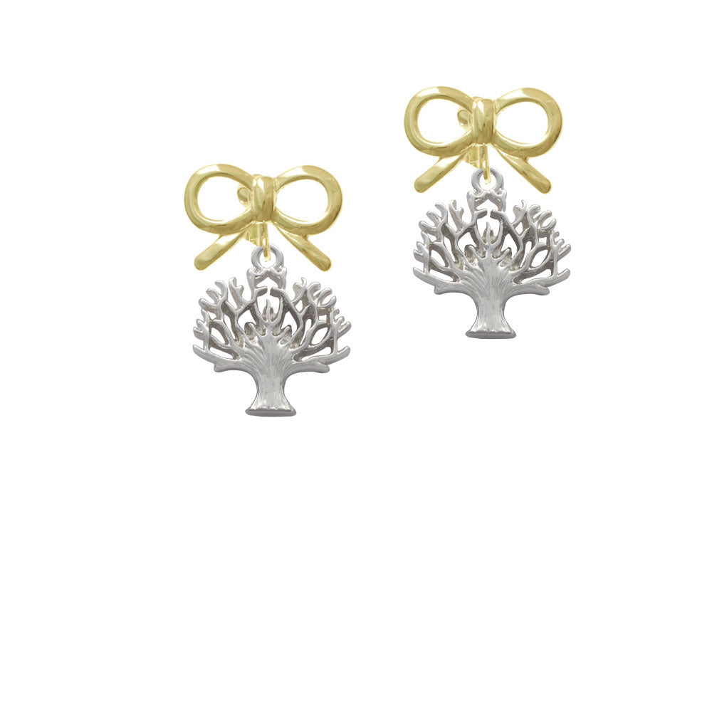 Tree of Life Crystal Clip On Earrings Image 10