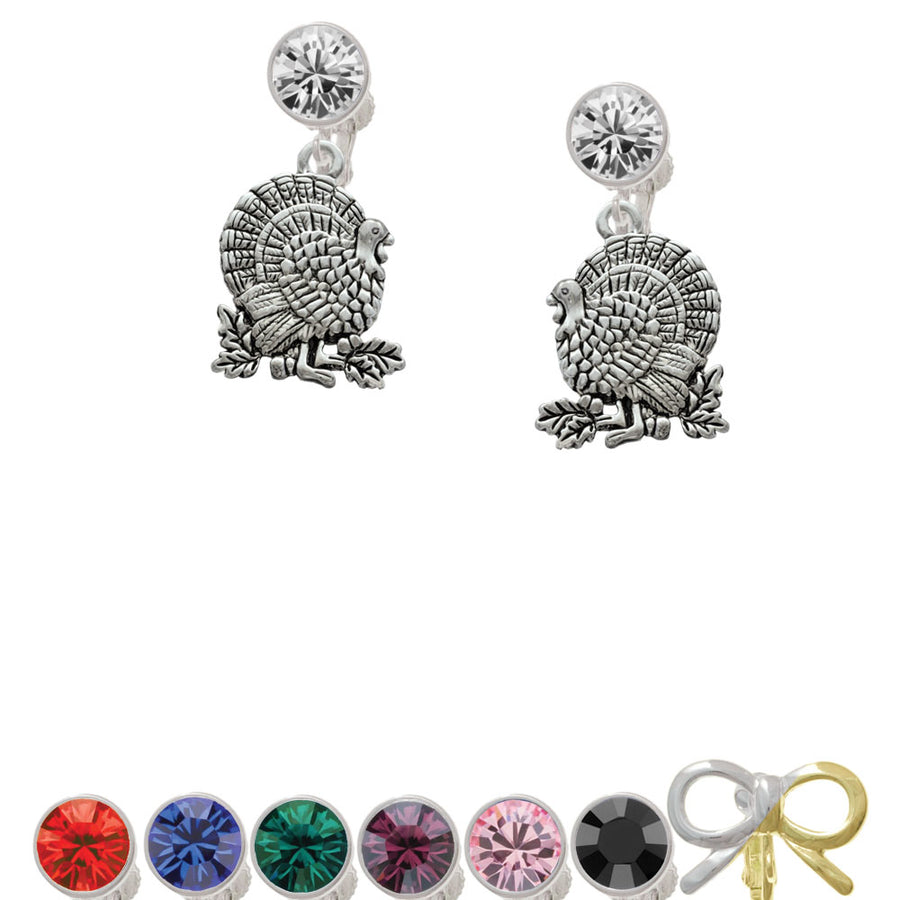 Antiqued Turkey Crystal Clip On Earrings Image 1