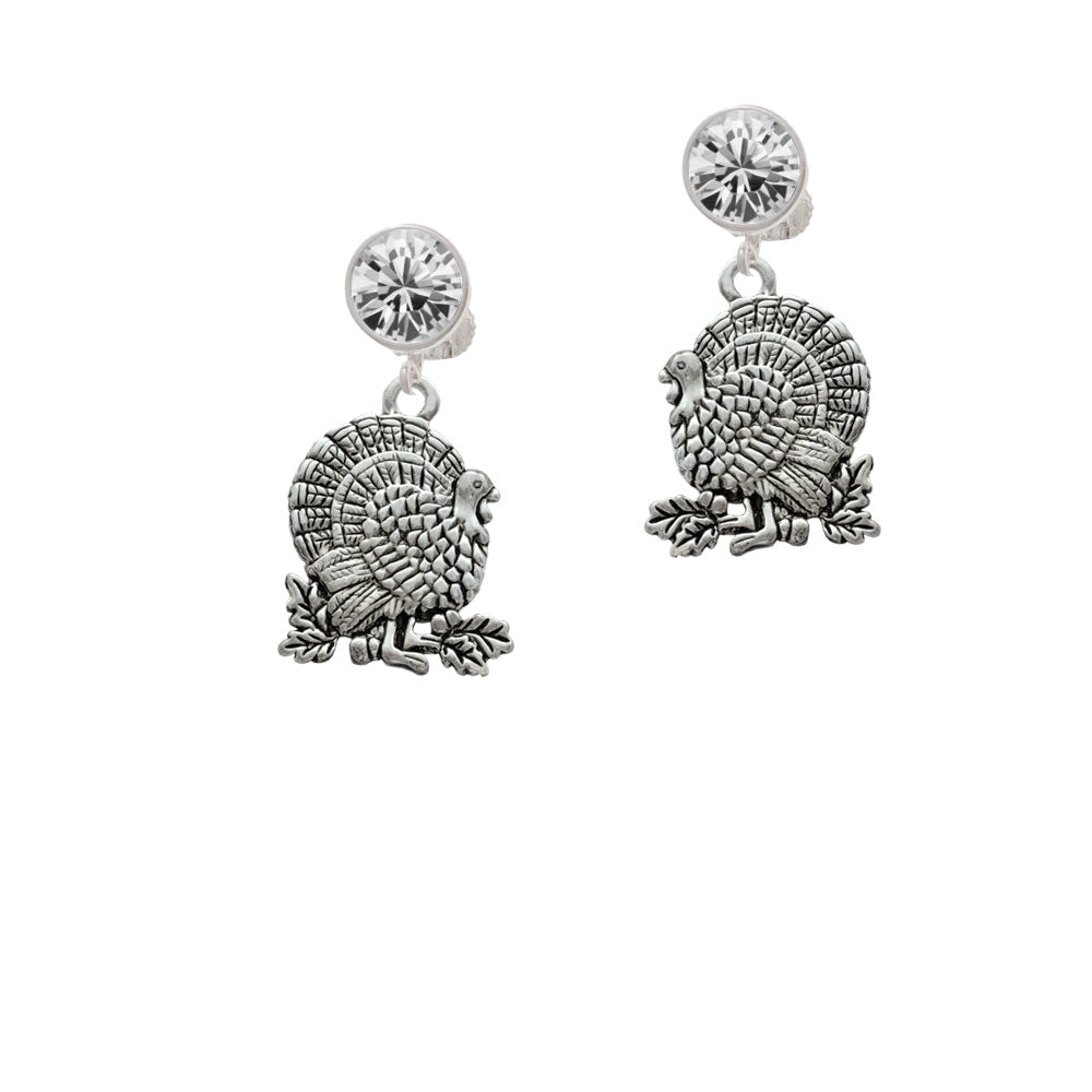 Antiqued Turkey Crystal Clip On Earrings Image 2