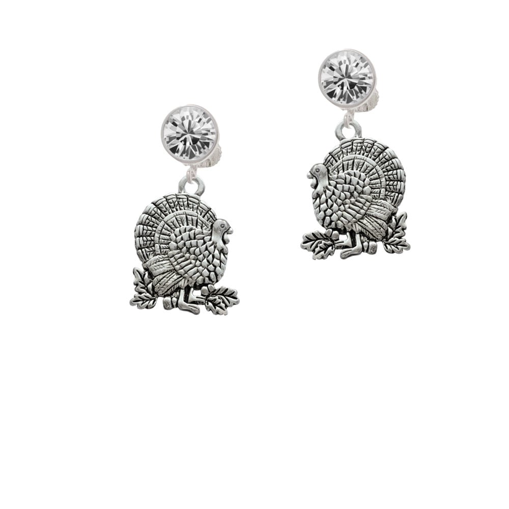 Antiqued Turkey Crystal Clip On Earrings Image 1