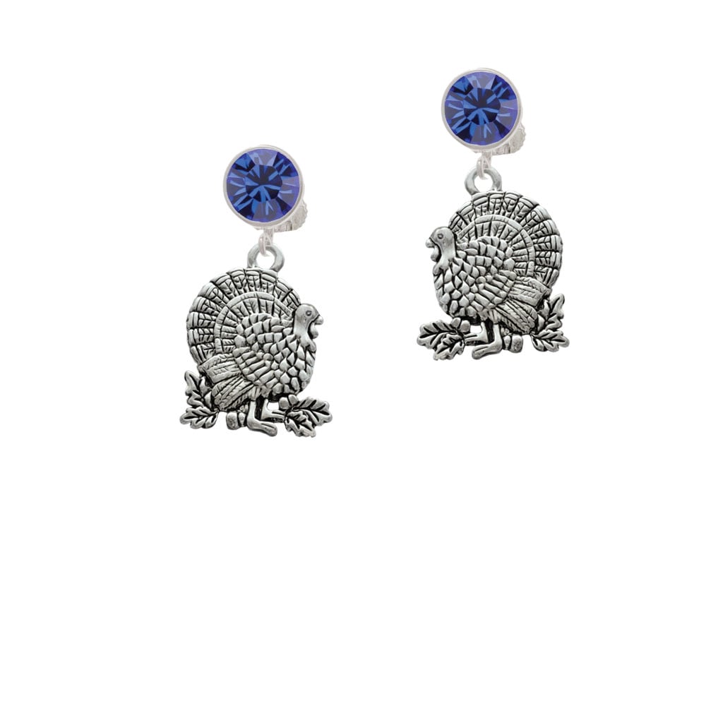 Antiqued Turkey Crystal Clip On Earrings Image 1