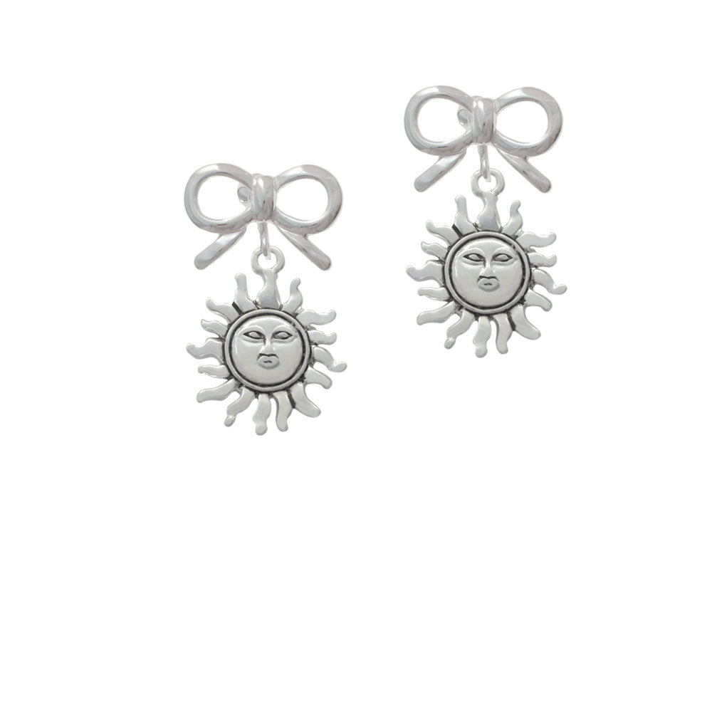 Sun Crystal Clip On Earrings Image 9