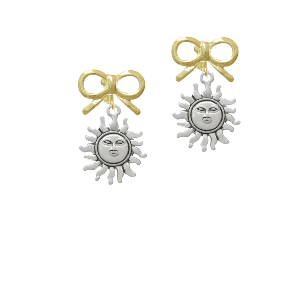 Sun Crystal Clip On Earrings Image 10