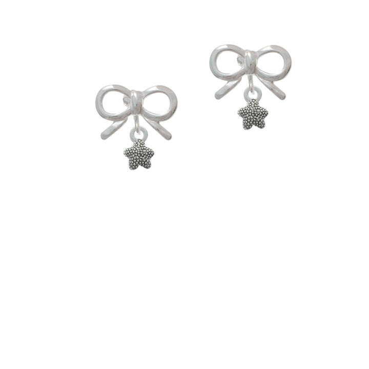 Mini Starfish Two Sided Crystal Clip On Earrings Image 9