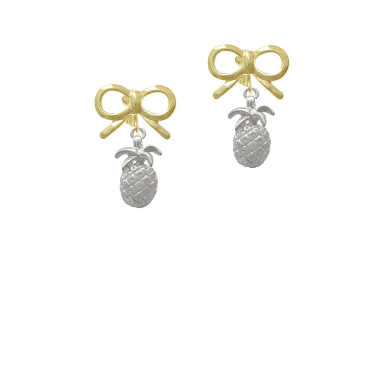 Pineapple Crystal Clip On Earrings Image 10