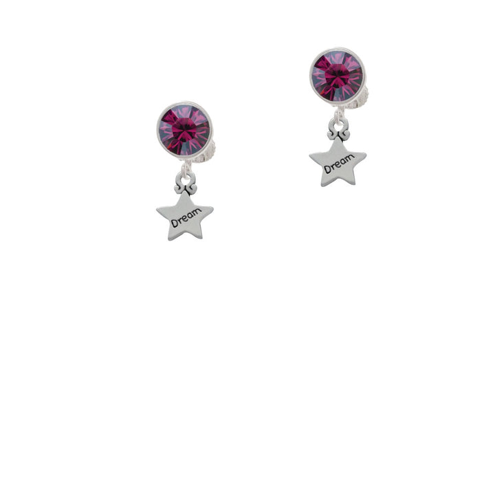 Mini Dream Star Crystal Clip On Earrings Image 8