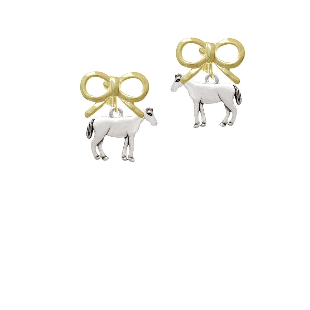 Standing Horse Crystal Clip On Earrings Image 10