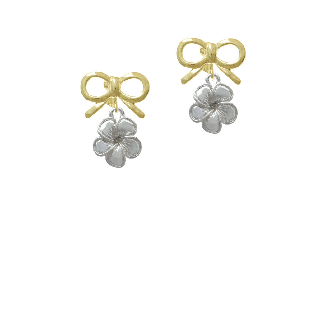 Flower Crystal Clip On Earrings Image 10