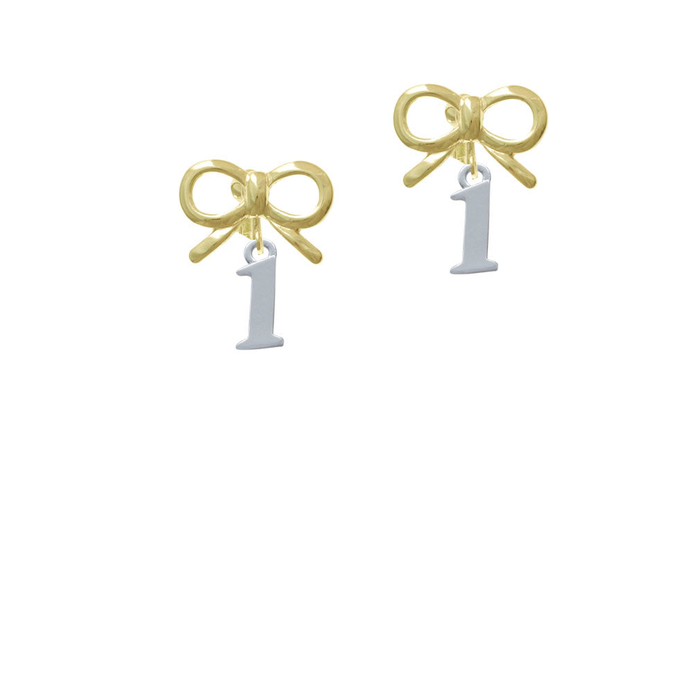 Number - 1 - Crystal Clip On Earrings Image 10