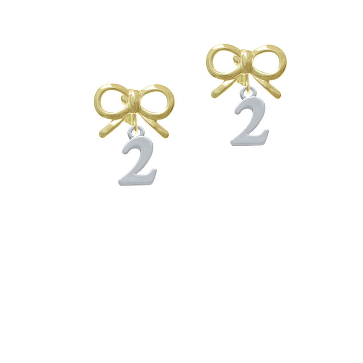 Number - 2 - Crystal Clip On Earrings Image 10