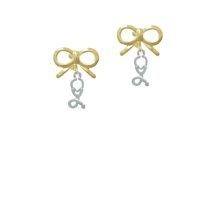 Stethoscope Crystal Clip On Earrings Image 10