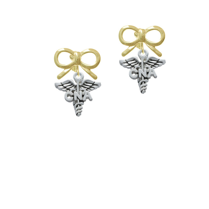 Caduceus - CNA Crystal Clip On Earrings Image 10