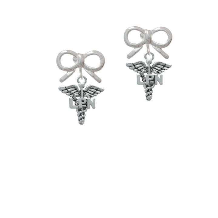 Caduceus - LPN Crystal Clip On Earrings Image 9