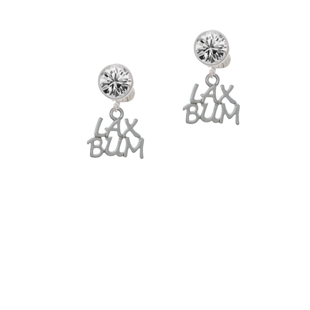 LAX BUM Crystal Clip On Earrings Image 1