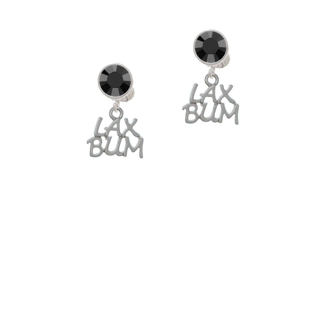 LAX BUM Crystal Clip On Earrings Image 3