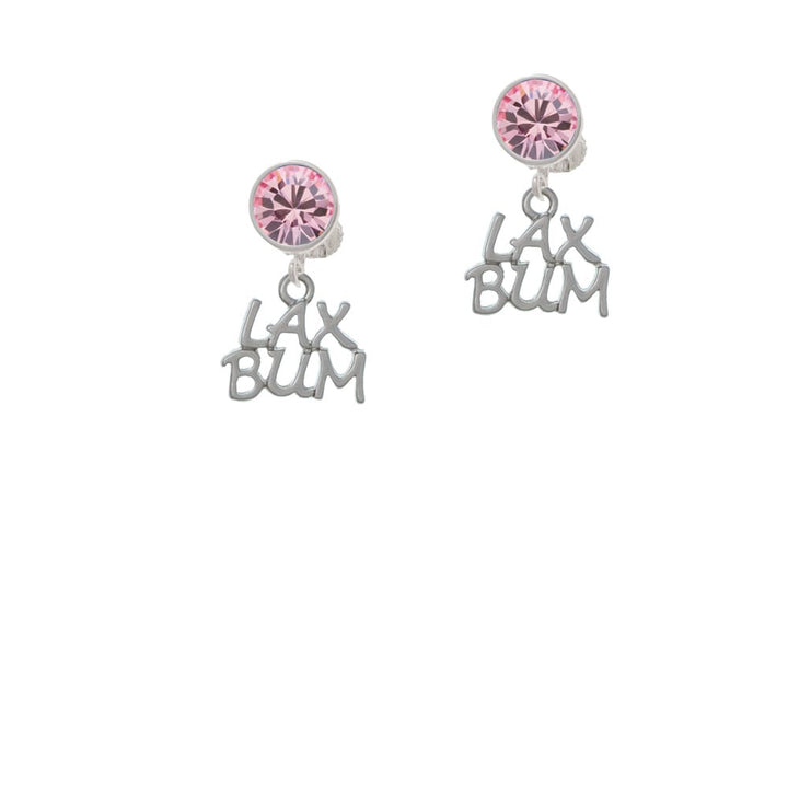 LAX BUM Crystal Clip On Earrings Image 1