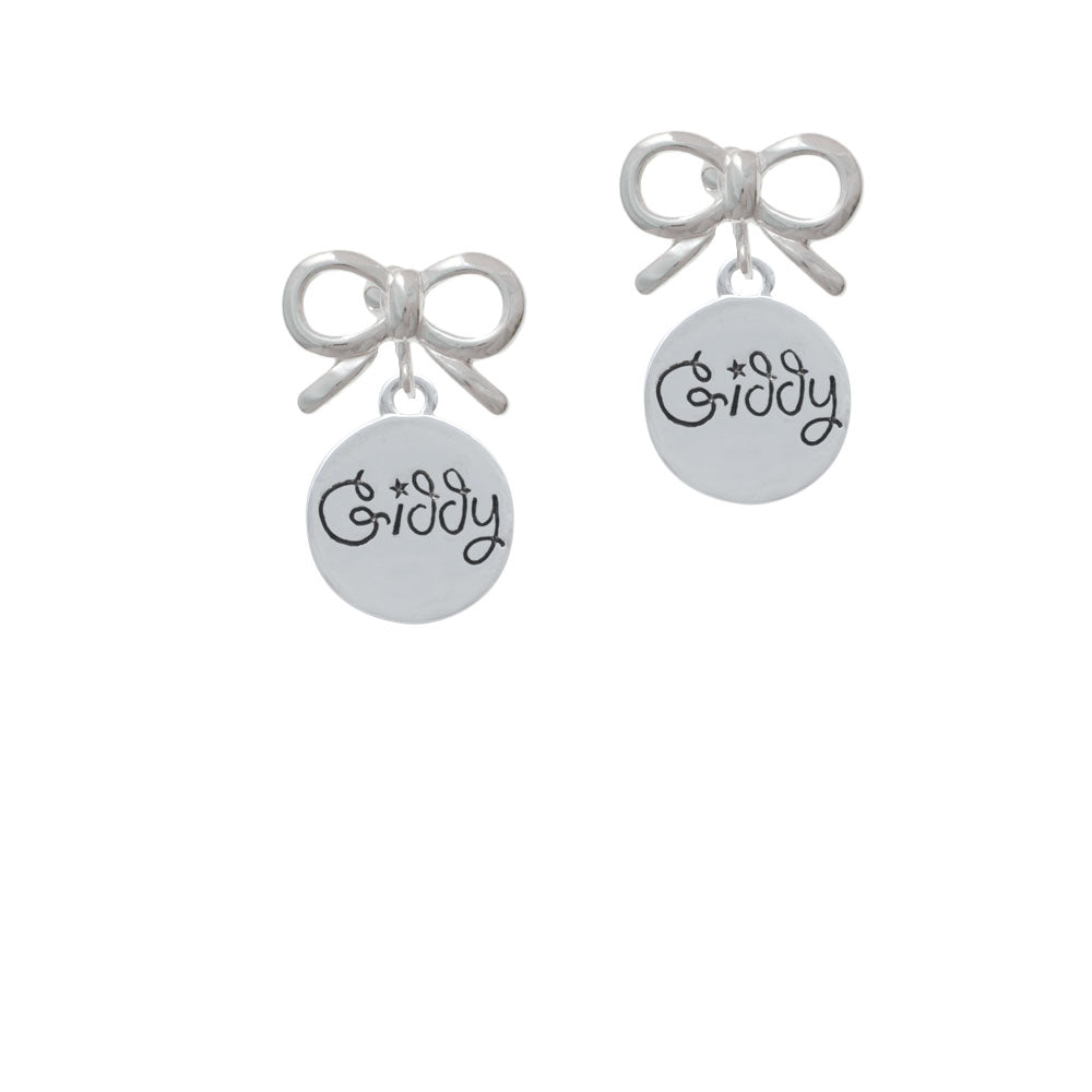 Giddy Circle Crystal Clip On Earrings Image 9