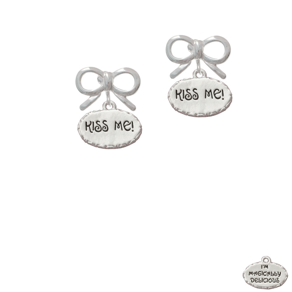 Kiss Me Im Magically Delicious Crystal Clip On Earrings Image 9