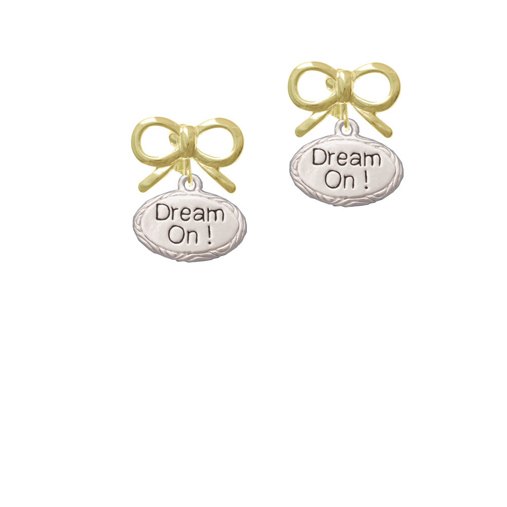 Dream On Oval Crystal Clip On Earrings Image 10