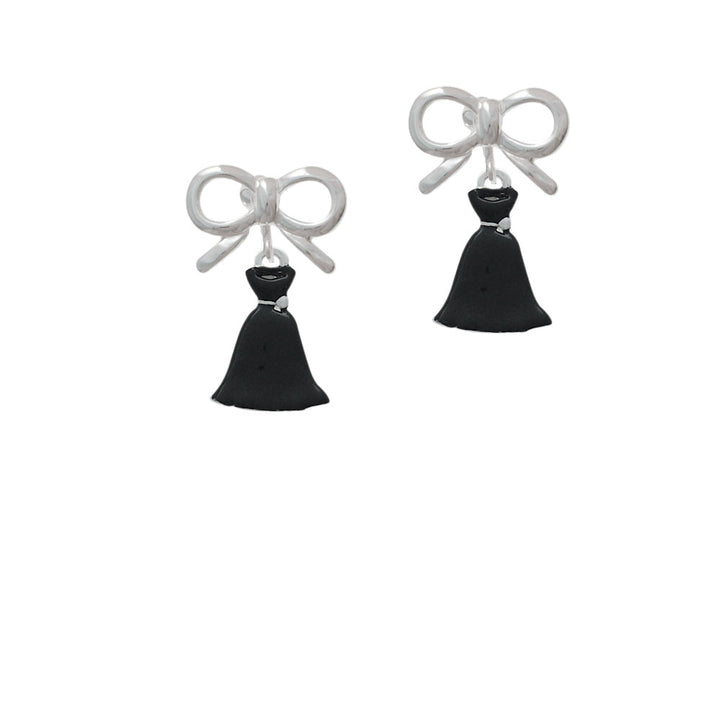 Black Dress Crystal Clip On Earrings Image 9