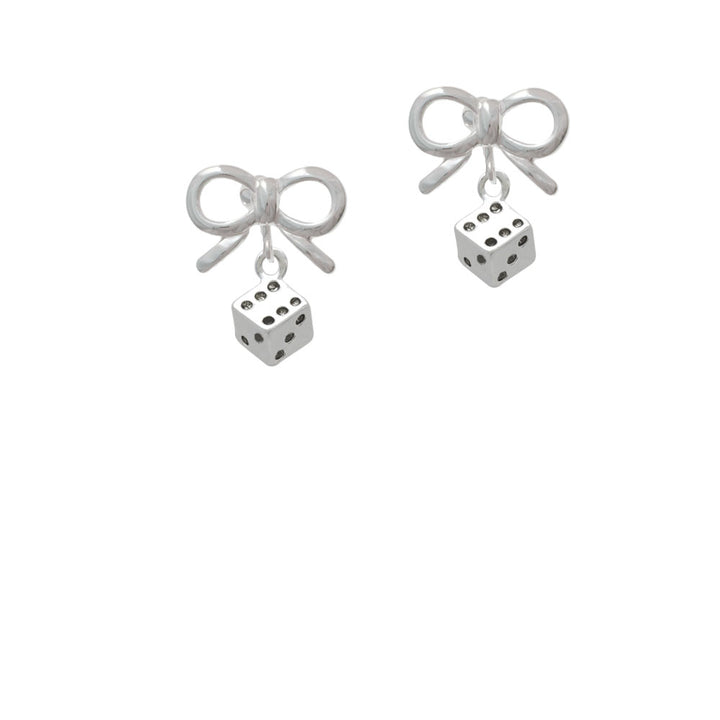 Dice Crystal Clip On Earrings Image 9