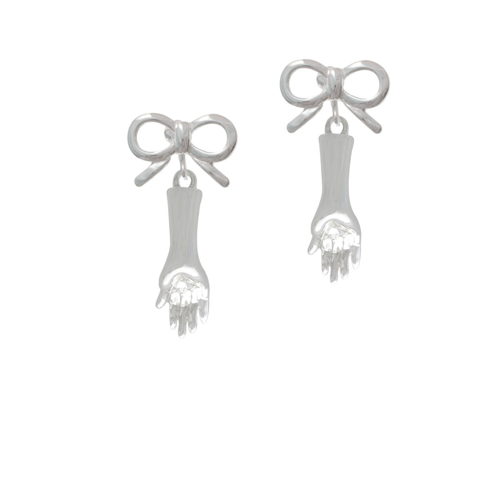 Buddha Hand (Reasoning and Teaching) Crystal Clip On Earrings Image 9