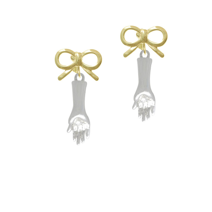 Buddha Hand (Reasoning and Teaching) Crystal Clip On Earrings Image 10