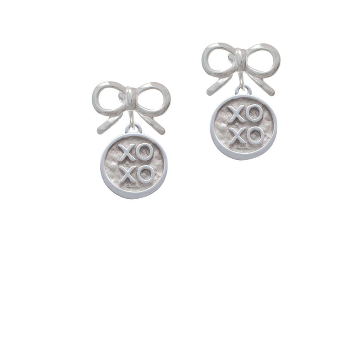 XOXO - Round Seal Crystal Clip On Earrings Image 9