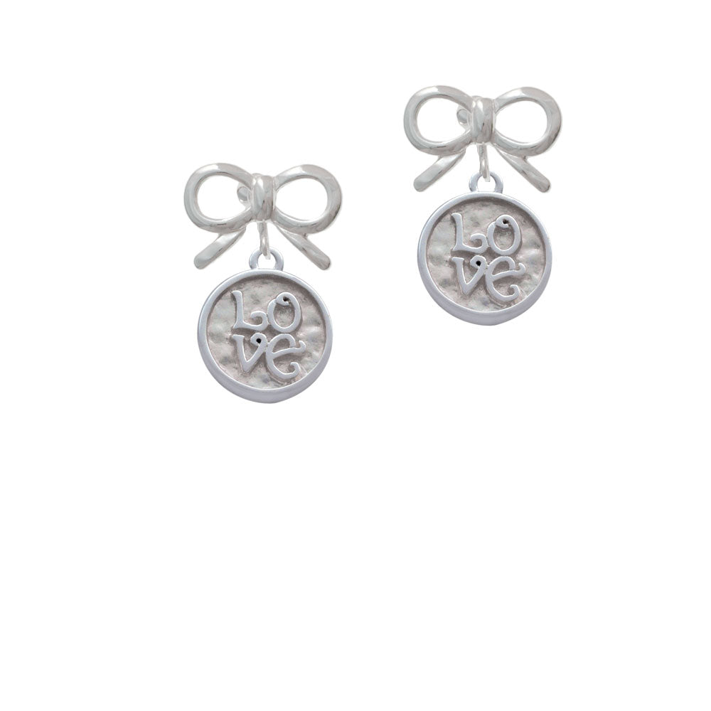 Love Square - Round Seal Crystal Clip On Earrings Image 9