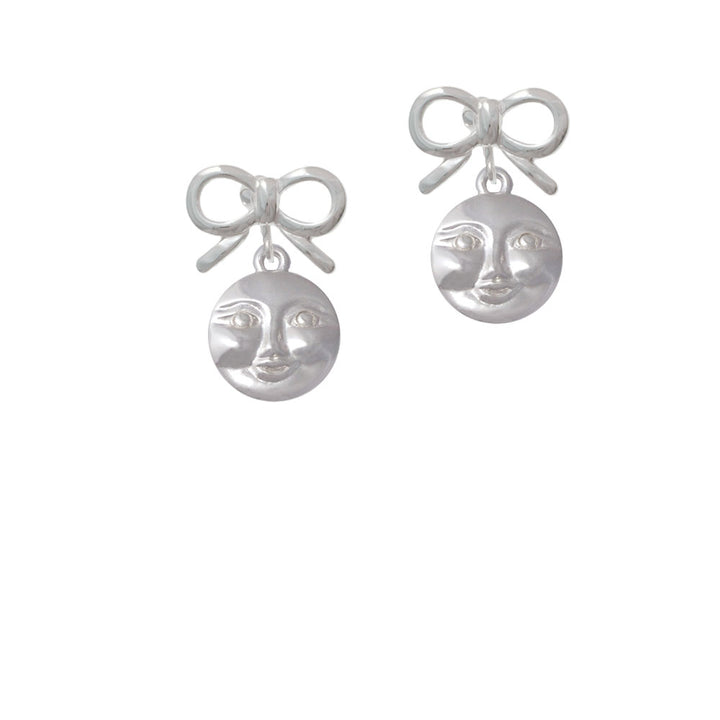 Happy Moon Crystal Clip On Earrings Image 9