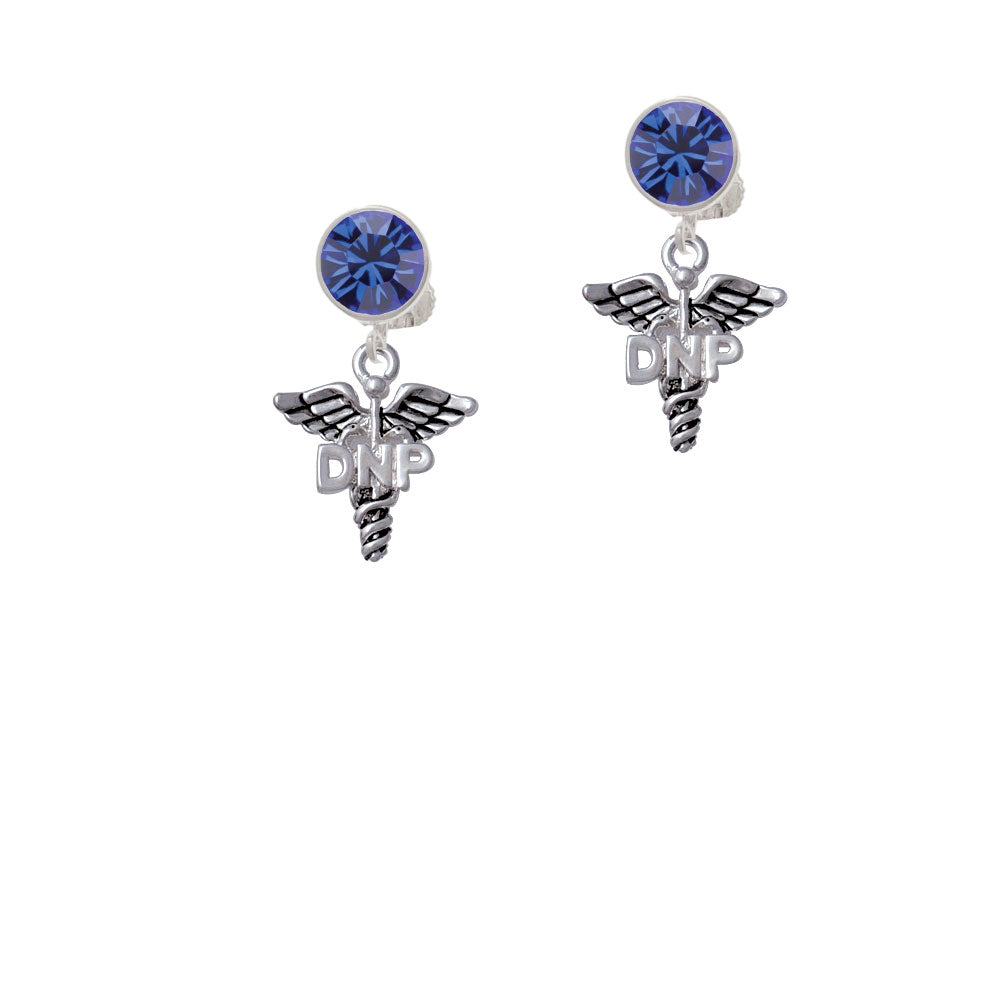 Caduceus - DNP Crystal Clip On Earrings Image 7