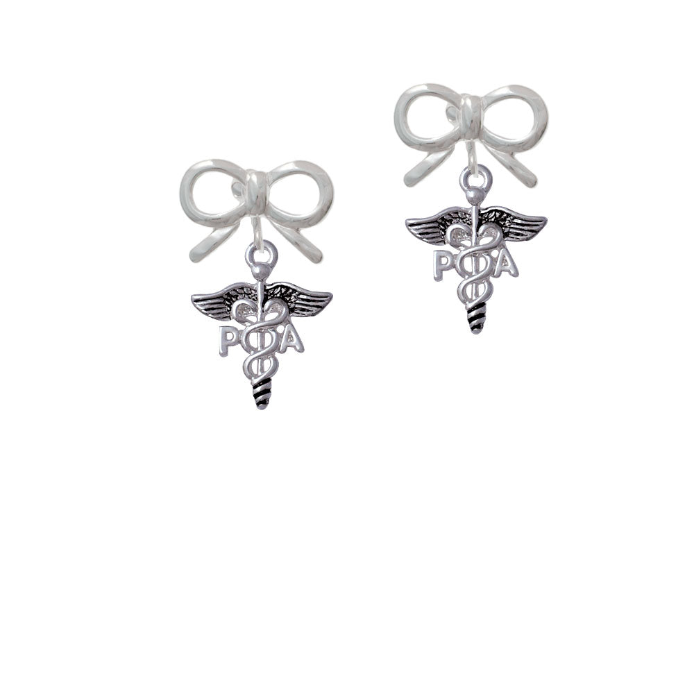 Caduceus - PA Crystal Clip On Earrings Image 9