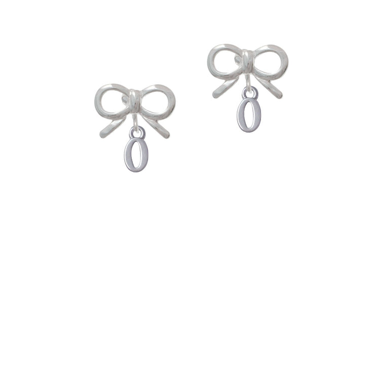 Small Number - 0 - Crystal Clip On Earrings Image 9