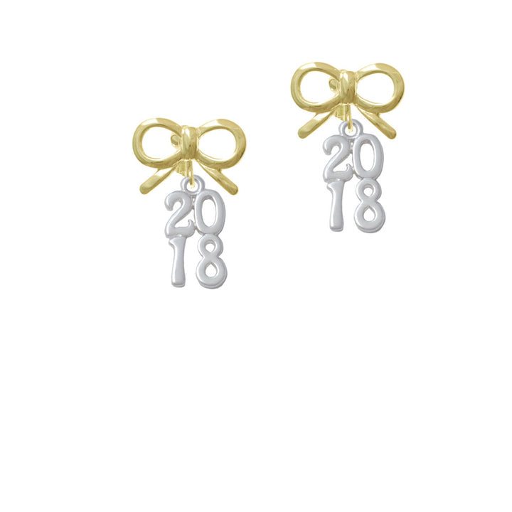 Vertical Year - 2018 - Crystal Clip On Earrings Image 10