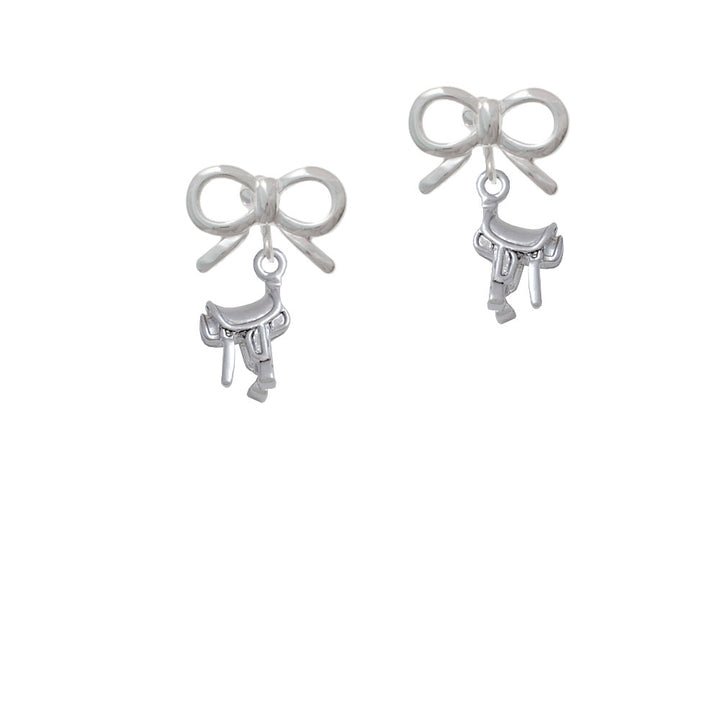 English Saddle Crystal Clip On Earrings Image 9